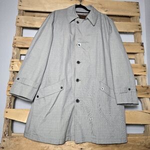 Sears Men's Perma-Press fully washable Coat Size:44 tall color:Gray checkered
